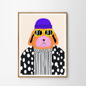 Blue Hat Dog