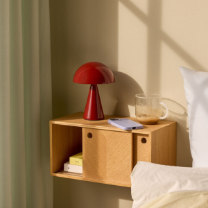 Lampe Mush rouge