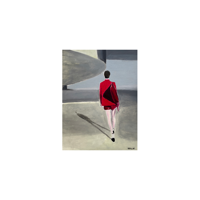 Fille en rouge