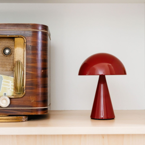 Lampe Mush rouge