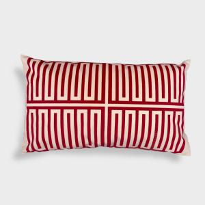 Coussin Elios rose et rouge S